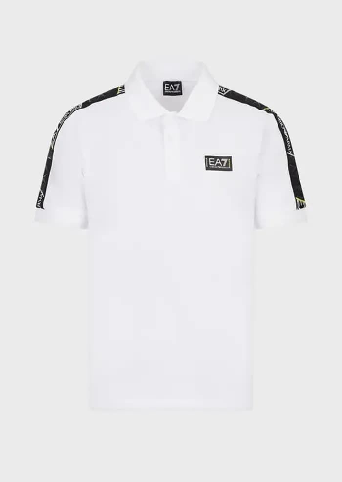 Polo EA7 Emporio Armani 3RPF52 PJ02Z 1100 blanco - Imagen 1