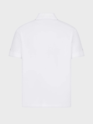 Polo EA7 Emporio Armani 3RPF52 PJ02Z 1100 blanco - Imagen 2