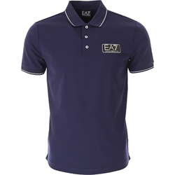 Polo EA7 Emporio Armani 6RPF02 PJNUZ 1554 navy blue - Imagen 1