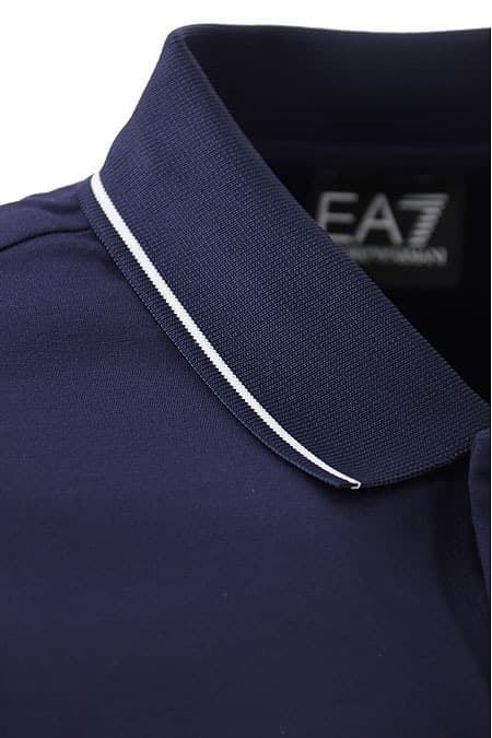 Polo EA7 Emporio Armani 6RPF02 PJNUZ 1554 navy blue - Imagen 3