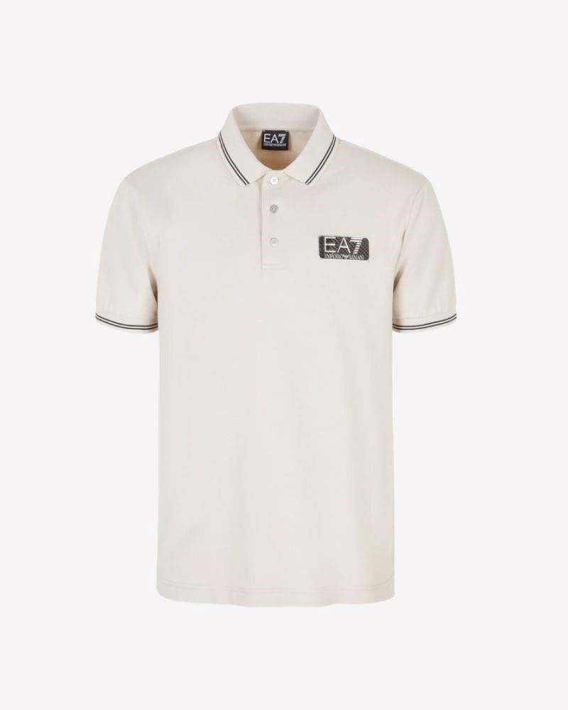 Polo EA7 Emporio Armani 6RPF05 PJ04Z 1716 silver cloud - Imagen 1