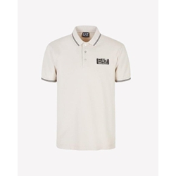 Polo EA7 Emporio Armani 6RPF05 PJ04Z 1716 silver cloud - Imagen 1