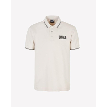 Polo EA7 Emporio Armani 6RPF05 PJ04Z 1716 silver cloud - Imagen 1