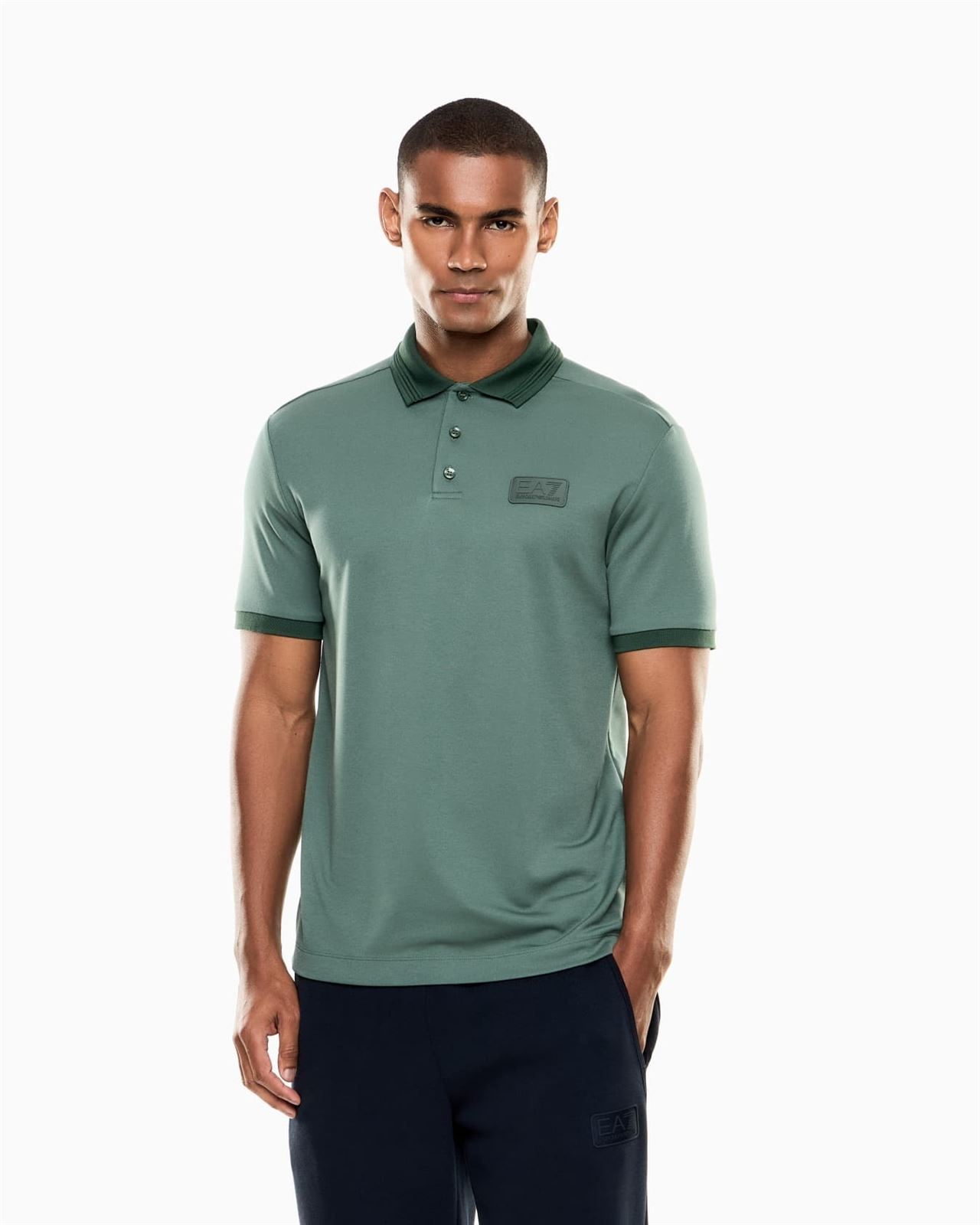 Polo EA7 Emporio Armani 7M001359 AF13862 U7260 cilantro - Imagen 4