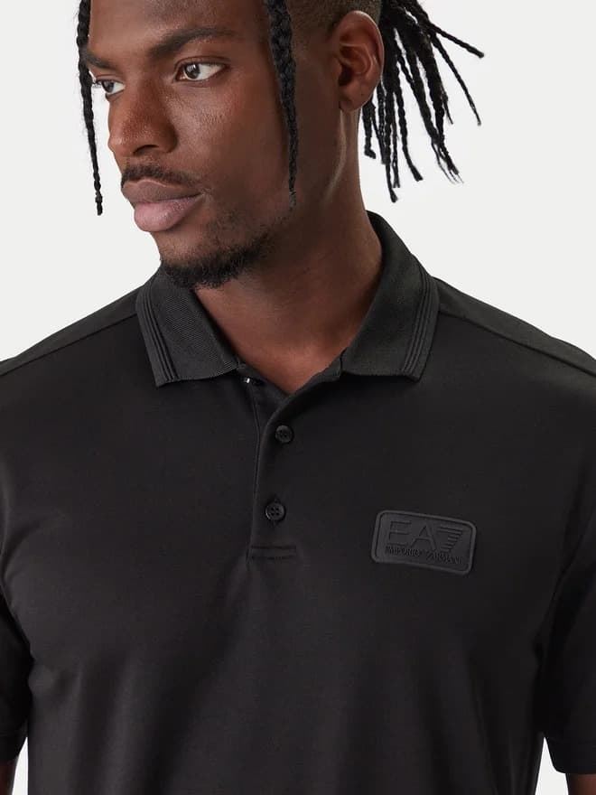 Polo EA7 Emporio Armani 7M001360 AF13862 UC001 black - Imagen 4