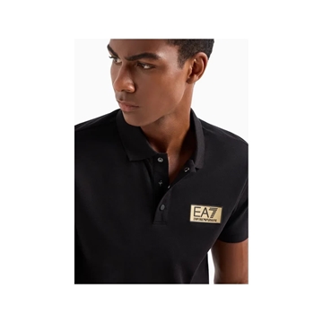 Polo Emporio Armani EA7 3DPF02 PJ5AZ 1200 negro - Imagen 2