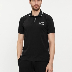 Polo Emporio Armani EA7 3DPF17 PJ03Z 1200 black - Imagen 1