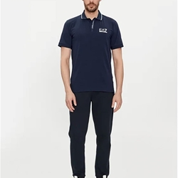 Polo Emporio Armani EA7 3DPF17 PJ03Z 1554 navy blue - Imagen 2