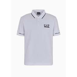 Polo Emporio Armani EA7 3DPF19 PJ04Z 1100 white - Imagen 1