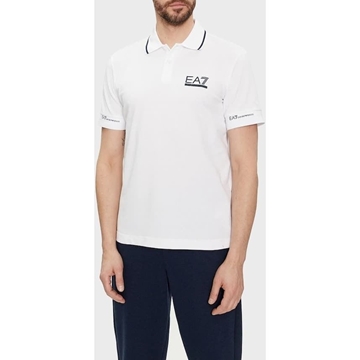 Polo Emporio Armani EA7 3DPF19 PJ04Z 1100 white - Imagen 2