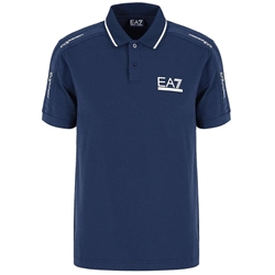 Polo Emporio Armani EA7 3DPF20 PJ03Z 1554 navy blue - Imagen 1