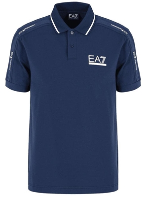 Polo Emporio Armani EA7 3DPF20 PJ03Z 1554 navy blue - Imagen 1
