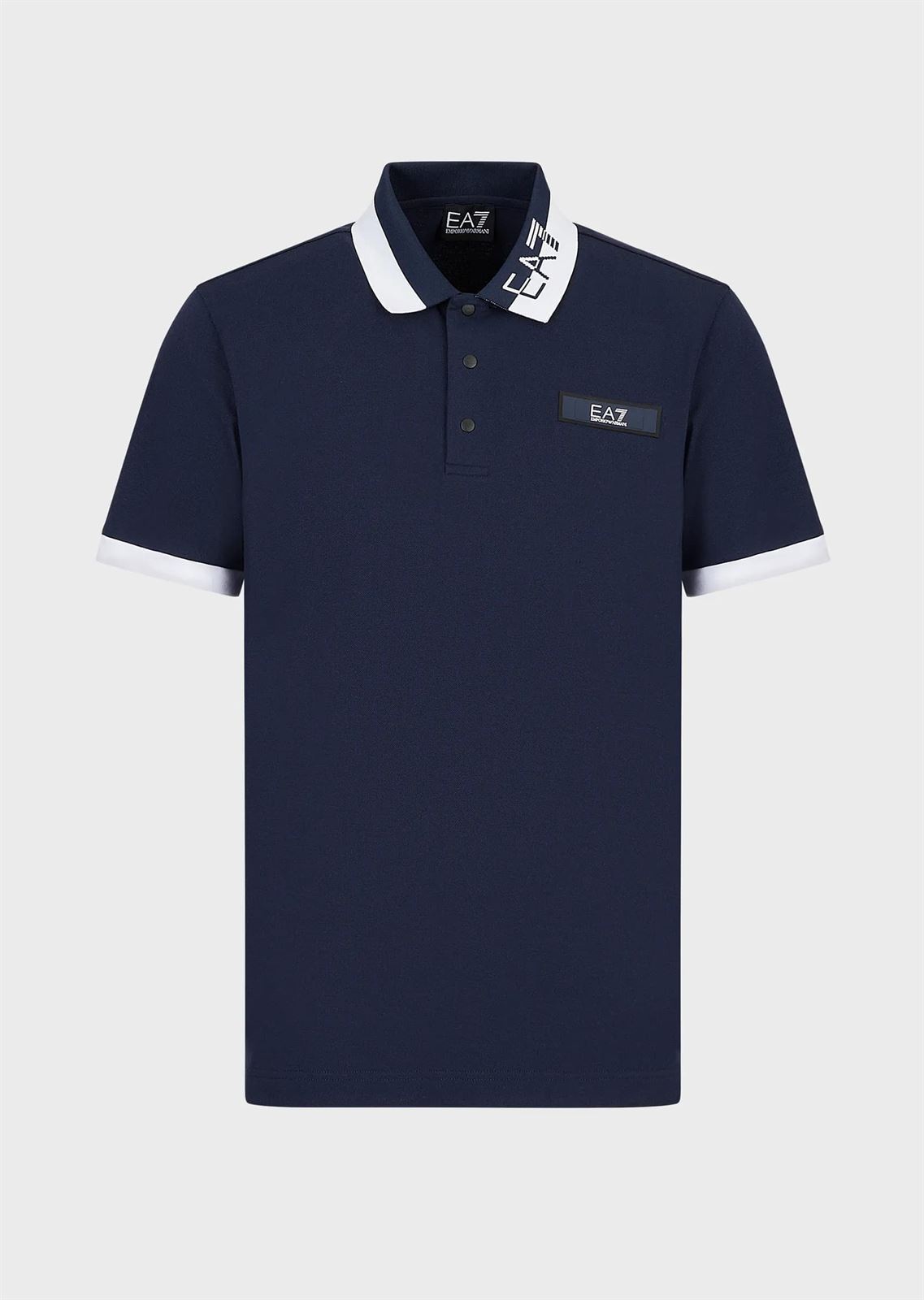 Polo Emporio Armani EA7 3RPF09 PJ04Z 1554 NAVY BLUE - Imagen 1