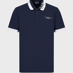 Polo Emporio Armani EA7 3RPF09 PJ04Z 1554 NAVY BLUE - Imagen 1