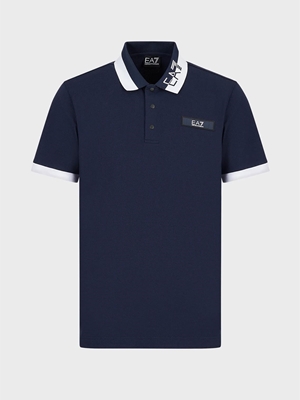 Polo Emporio Armani EA7 3RPF09 PJ04Z 1554 NAVY BLUE - Imagen 1