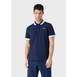 Polo Emporio Armani EA7 3RPF09 PJ04Z 1554 NAVY BLUE - Imagen 2