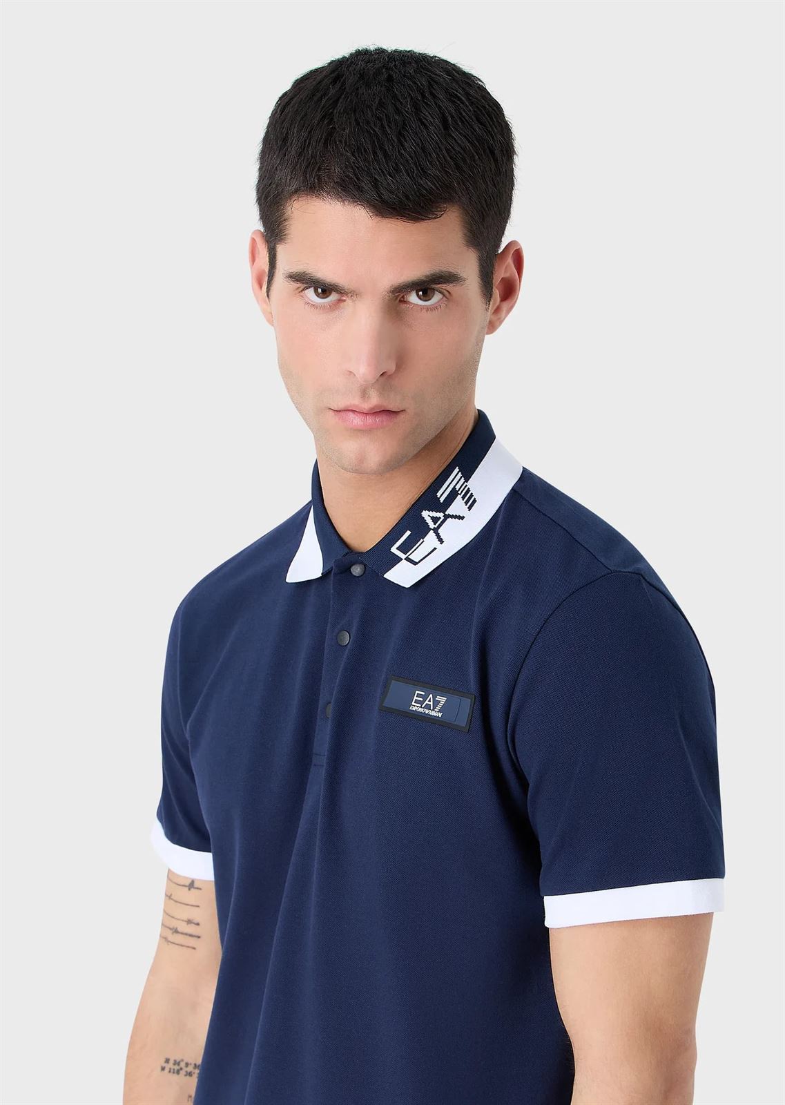 Polo Emporio Armani EA7 3RPF09 PJ04Z 1554 NAVY BLUE - Imagen 3