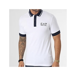 Polo Emporio Armani EA7 3RPF20 PJ03Z 1100 white - Imagen 1