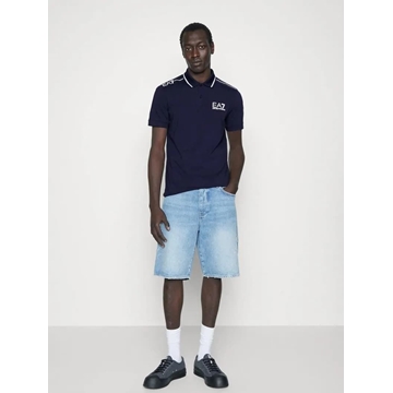 Polo Emporio Armani EA7 3RPF20 PJ03Z 1554 NAVY BLUE - Imagen 2