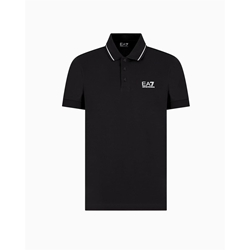 Polo Emporio Armani EA7 Black 8NPF16 PJVUZ 1200 - Imagen 1