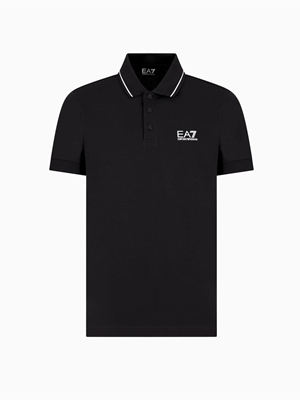Polo Emporio Armani EA7 Black 8NPF16 PJVUZ 1200 - Imagen 1