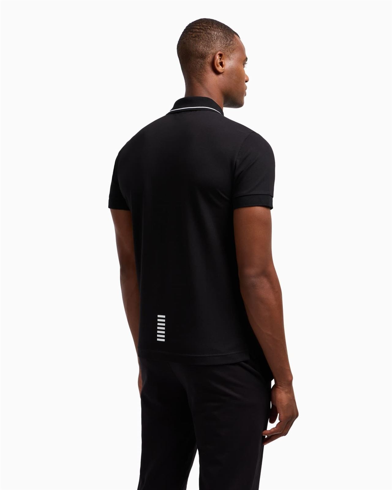 Polo Emporio Armani EA7 Black 8NPF16 PJVUZ 1200 - Imagen 3