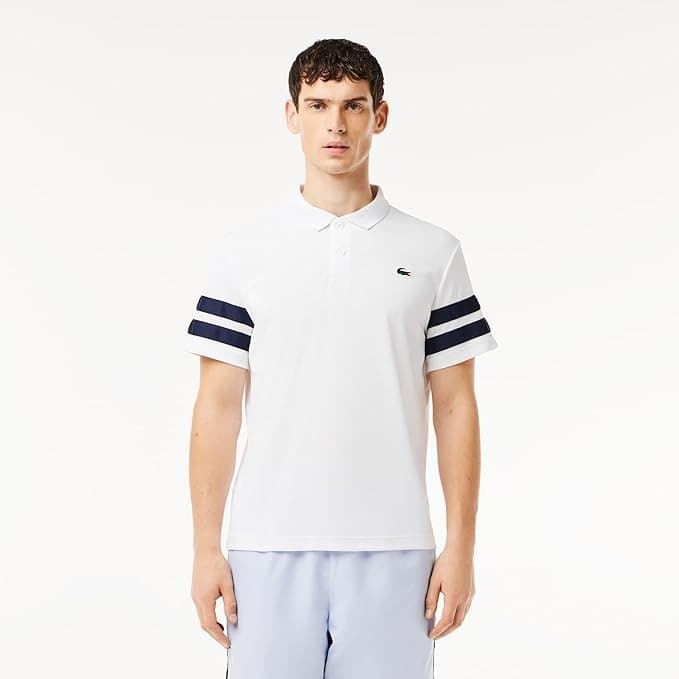 Polo Lacoste DH7352 00 522 blanc/marine - Imagen 1