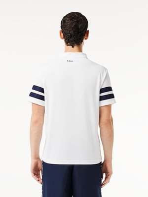 Polo Lacoste DH7352 00 522 blanc/marine - Imagen 2