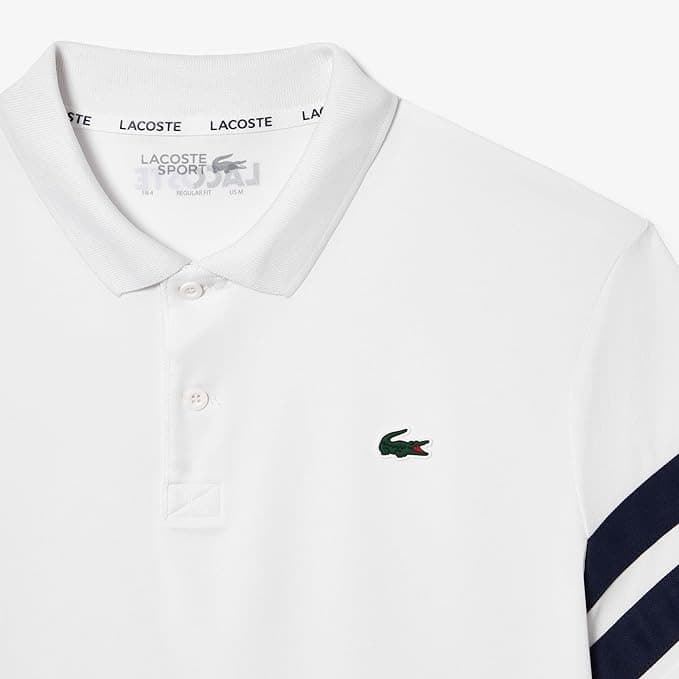 Polo Lacoste DH7352 00 522 blanc/marine - Imagen 3