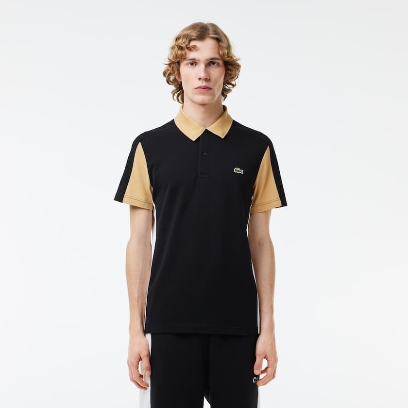 Polo Lacoste PH1302 00 IKH noir/croissant-farine - Imagen 1