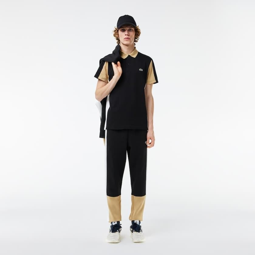 Polo Lacoste PH1302 00 IKH noir/croissant-farine - Imagen 2