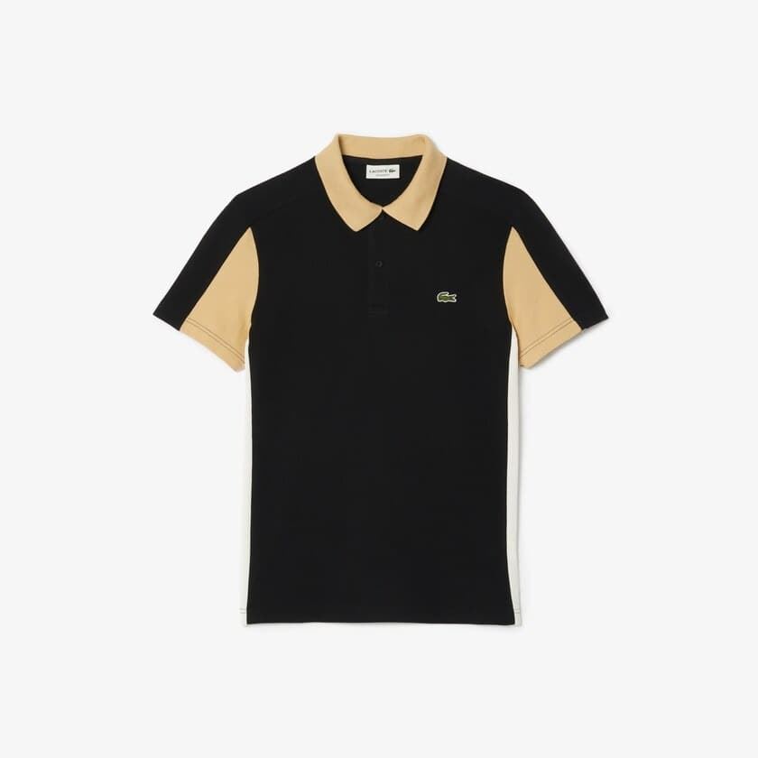 Polo Lacoste PH1302 00 IKH noir/croissant-farine - Imagen 4