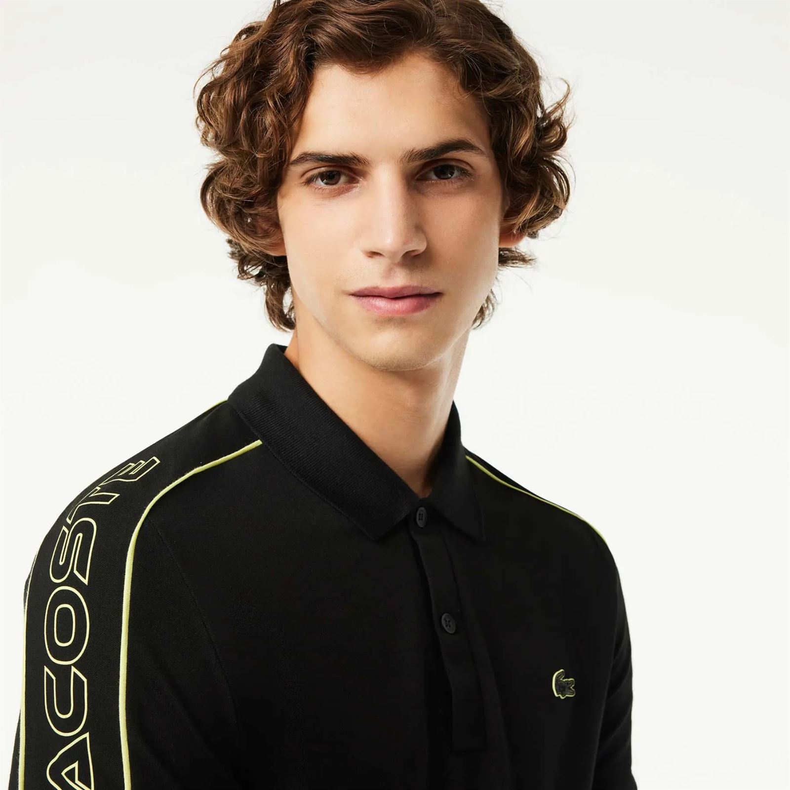 Polo Lacoste PH1426 00 6VT noir/ limeira - Imagen 3