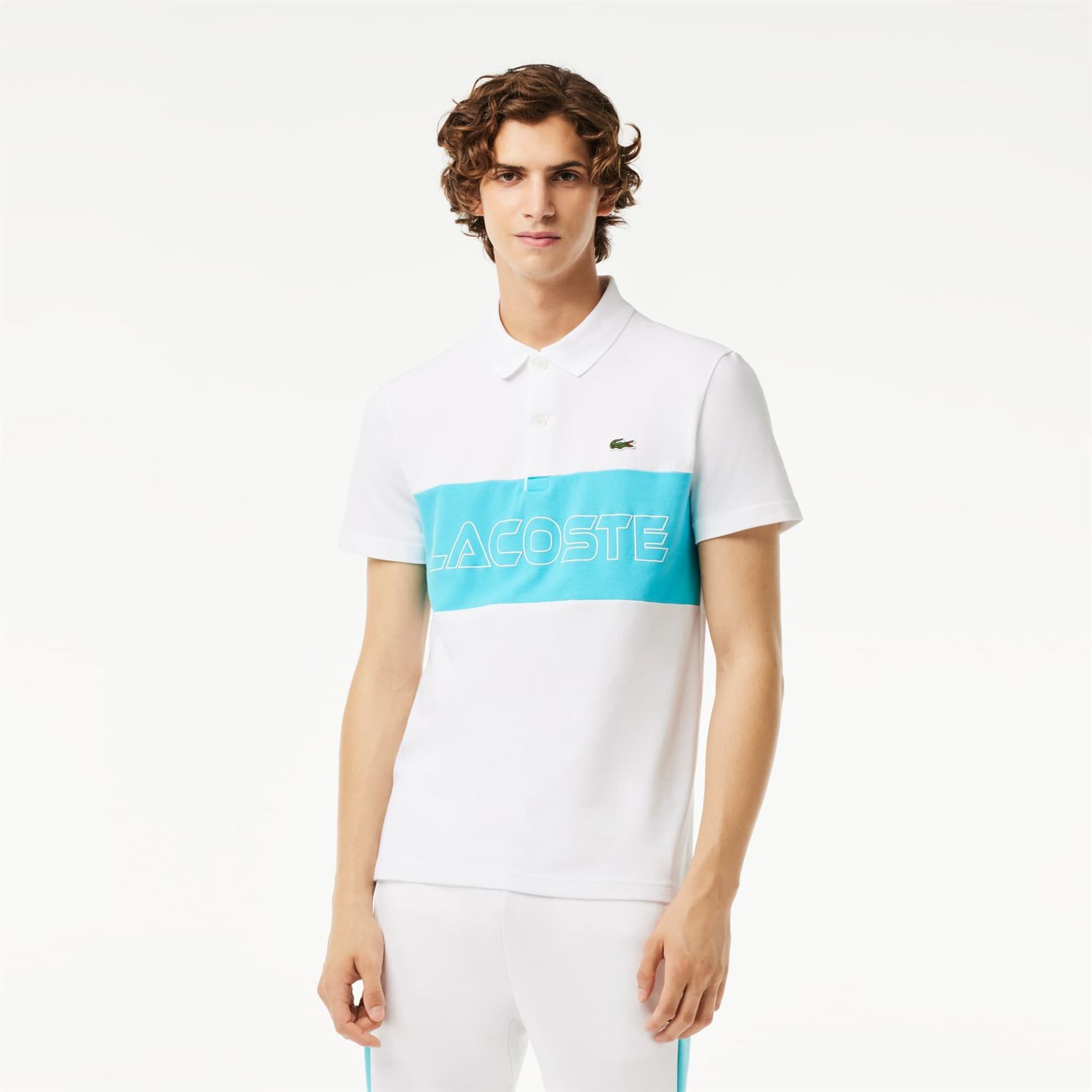 Polo Lacoste PH1470 00 RI6 blanc/anse - Imagen 1