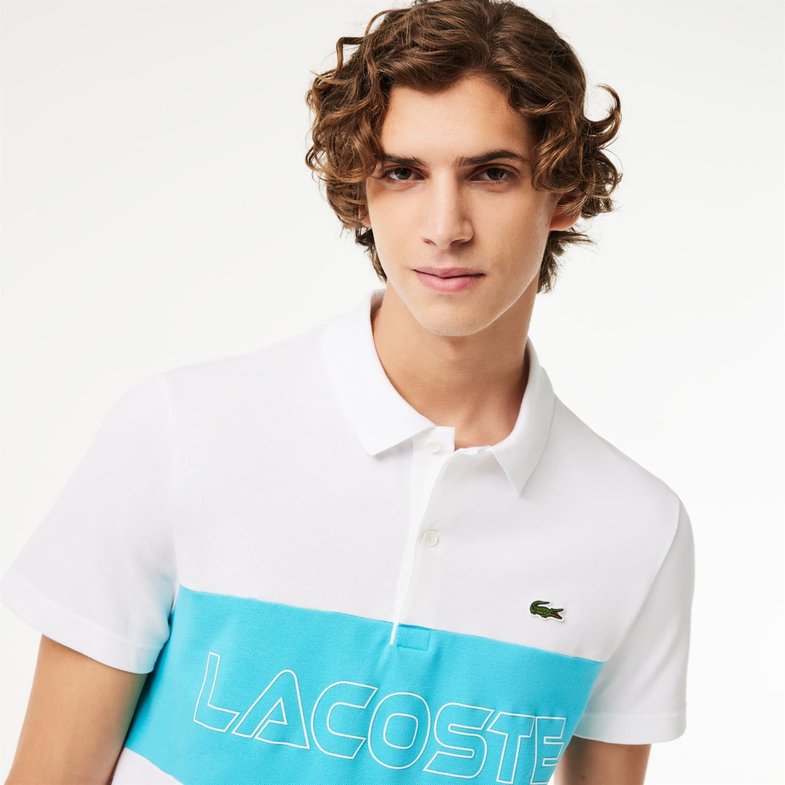 Polo Lacoste PH1470 00 RI6 blanc/anse - Imagen 2