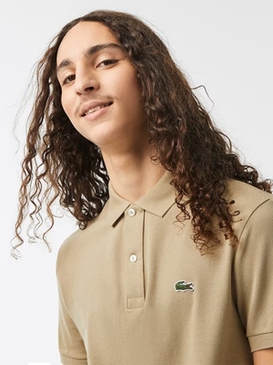 Polo Lacoste PH412 00 CB8 slim fit marrón - Imagen 2