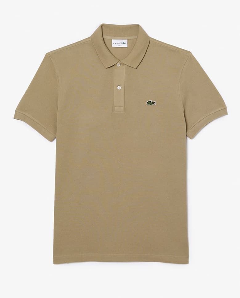 Polo Lacoste PH412 00 CB8 slim fit marrón - Imagen 3