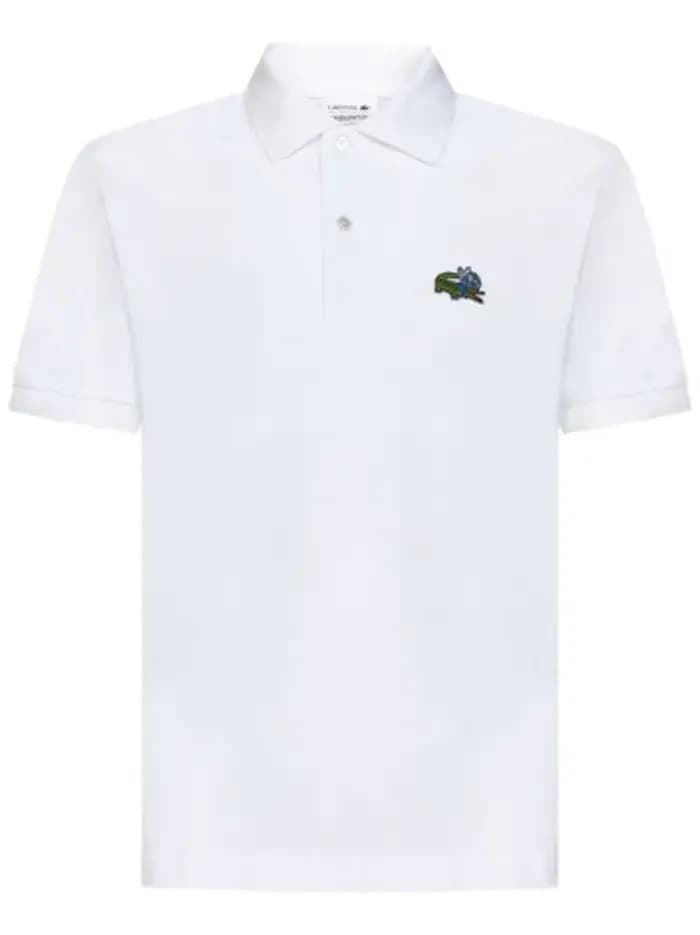 Polo Lacoste x Netflix PH7057 00 VIK blanc Bridgenton - Imagen 1