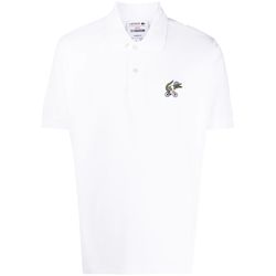 Polo Lacoste x Netflix PH7057 00 VIQ blanc Sex Education - Imagen 1