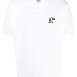 Polo Lacoste x Netflix PH7057 00 VIQ blanc Sex Education - Imagen 1