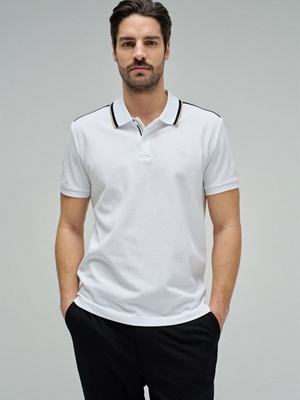 Polo SALSA 21011148 001 white - Imagen 1