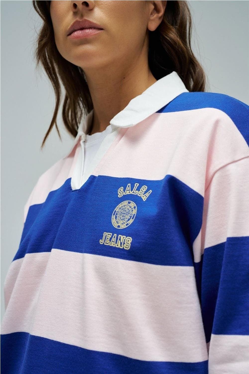 Polo Salsa Jeans Pink & Blue 21011206 611 - Imagen 4