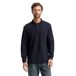 Polo Tom Tailor Structured Sky Captain Blue 1048600 10668 - Imagen 2
