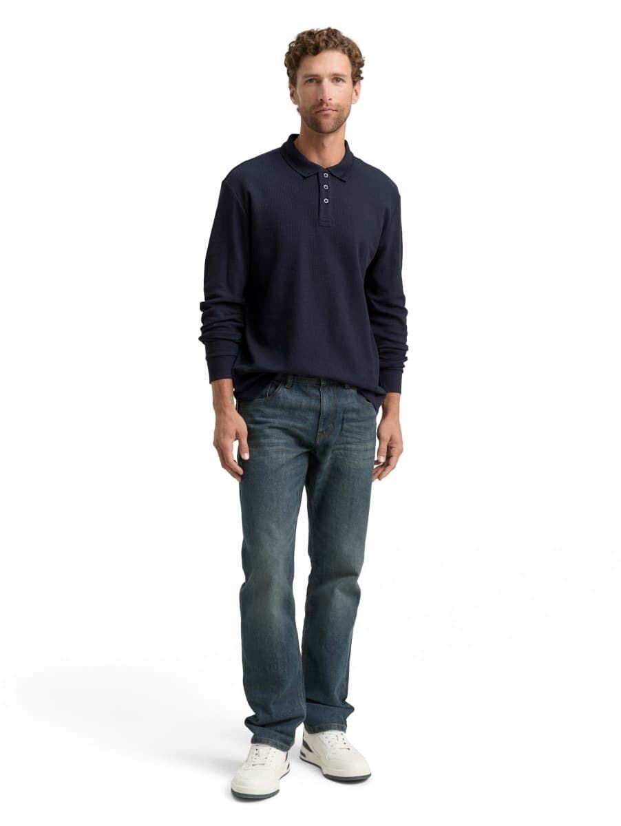 Polo Tom Tailor Structured Sky Captain Blue 1048600 10668 - Imagen 3