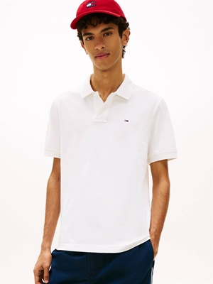 Polo Tommy Hilfiger Ecru DM0DM22711 YBL - Imagen 1