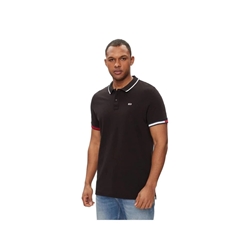 Polo Tommy Jeans DM0DM12963 BDS black - Imagen 1