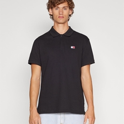 Polo Tommy Jeans DM0DM18314 BDS black - Imagen 1