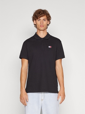 Polo Tommy Jeans DM0DM18314 BDS black - Imagen 1