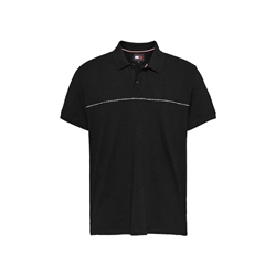 Polo Tommy Jeans DM0DM18926 BDS black - Imagen 1