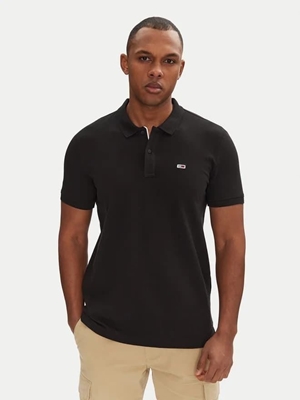 Polo Tommy Jeans DM0DM20676 BDS black - Imagen 1